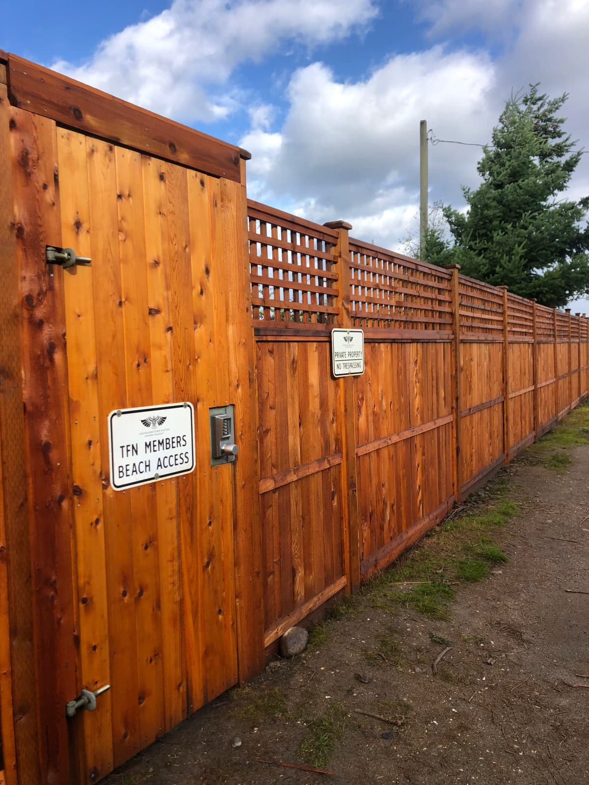 Delta Quality Cedar Fencing project 6