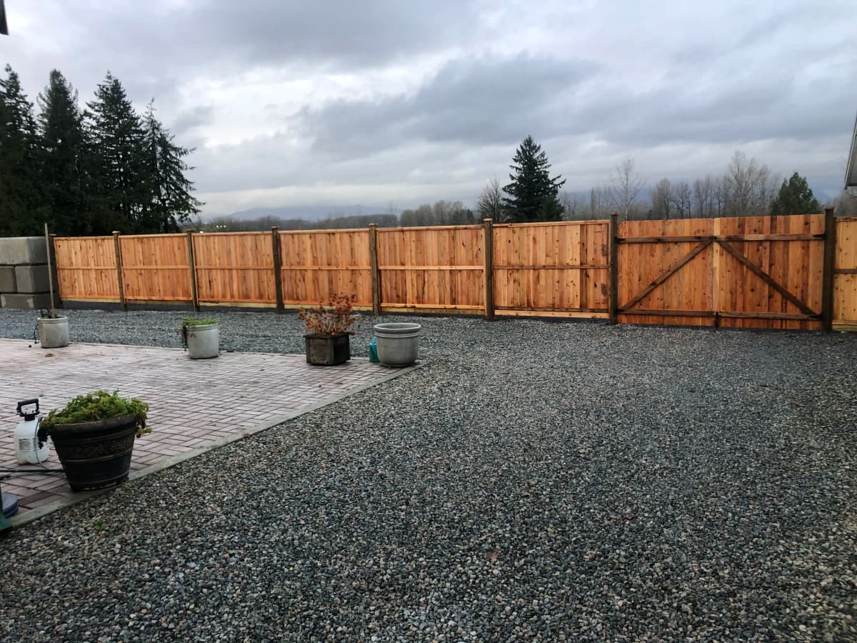 Delta Quality Cedar Fencing project 3