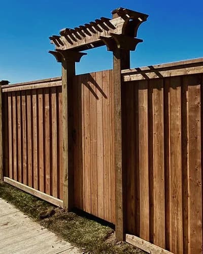 Professional cedar fence installation in Delta BC